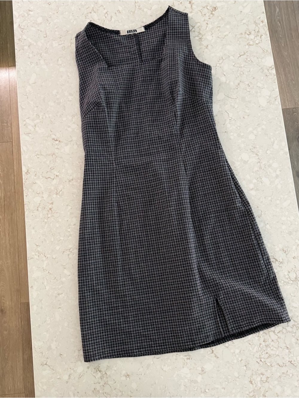 Vintage Y2K plaid mini dress